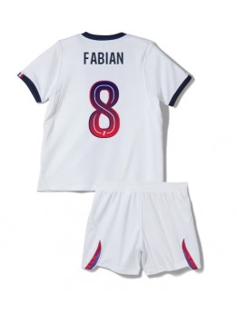 Paris Saint-Germain Fabian Ruiz #8 Replika Borta Kläder Barn 2026-27 Kortärmad (+ byxor)